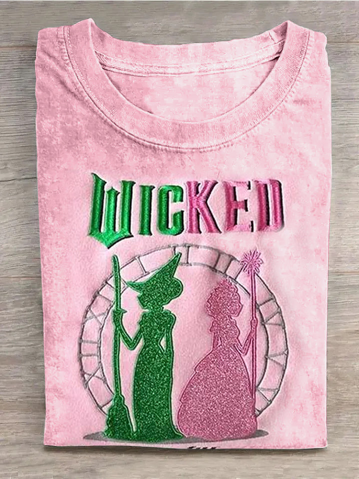 Wicked Movie Inspired Witch & Princess T Shirt