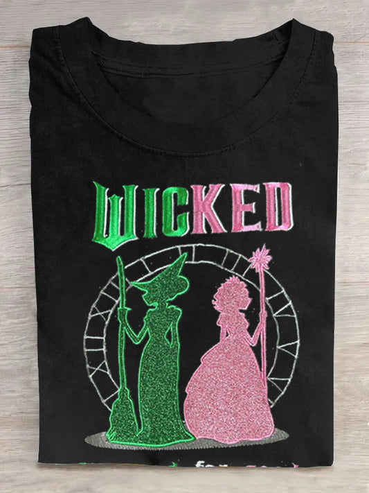 Wicked Movie Inspired Witch & Princess T Shirt