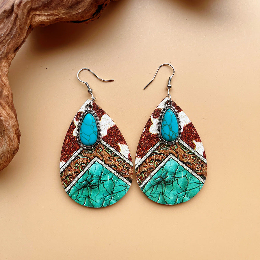 Retro Ethnic Fashion Western Bohemian Style Earrings