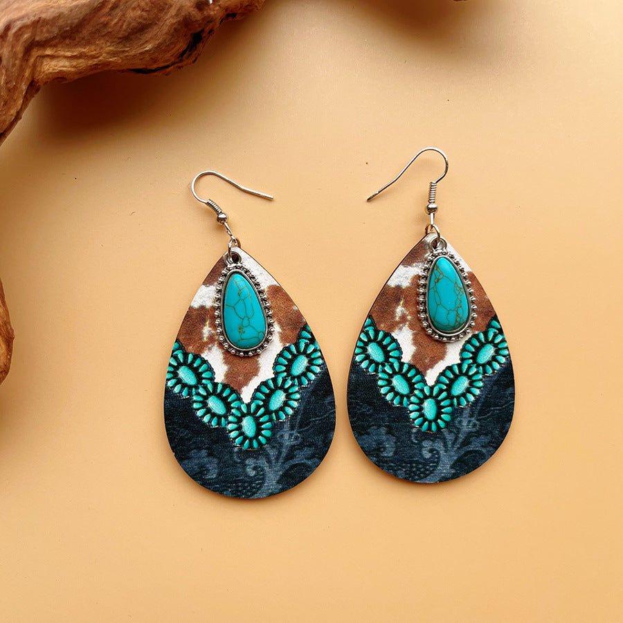 Retro Ethnic Fashion Western Bohemian Style Earrings