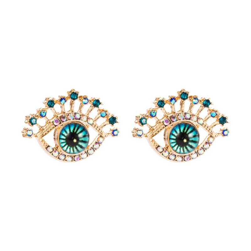 Fashion creative demon eye earrings