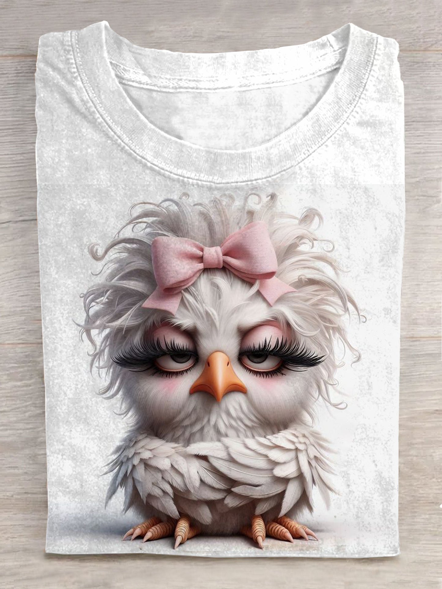 Fashion Chick Printed Crew Neck T-shirt