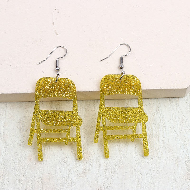 Design Chair Earrings