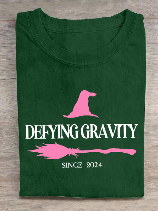 Defying Gravity Since 2024 Witch T-shirt