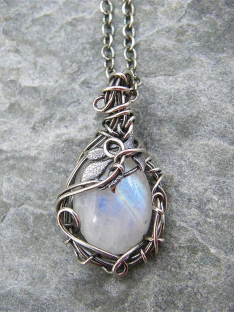 Vintage Vines Tangled Moonstone Necklace