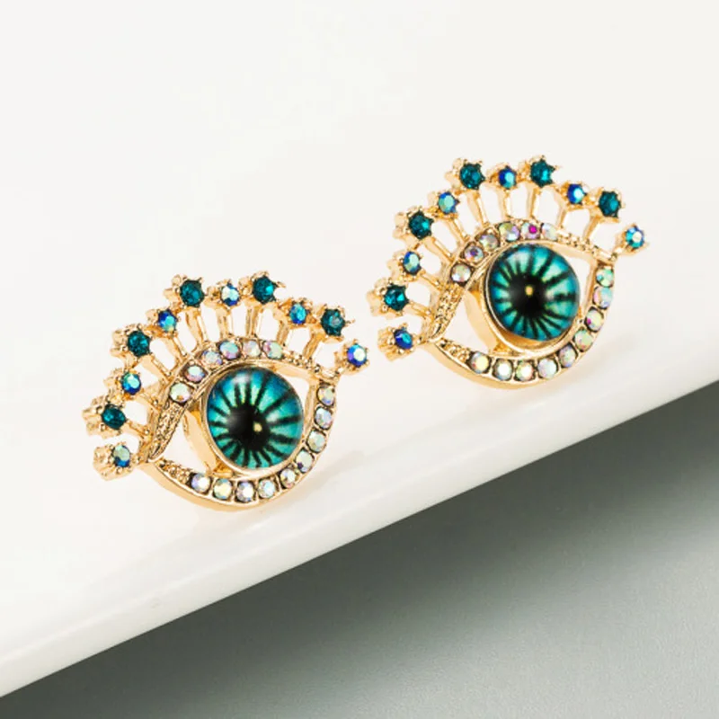 Fashion creative demon eye earrings