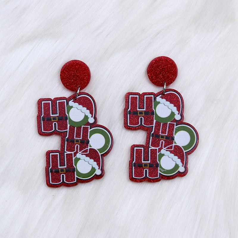 Christmas Clothes & Christmas Hat Earrings