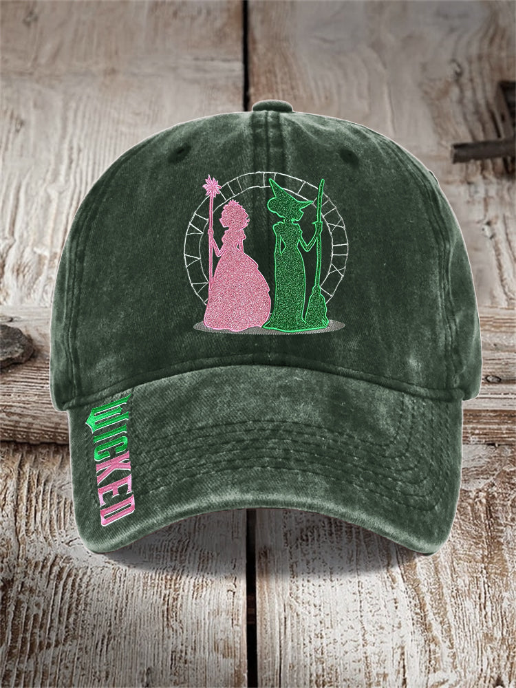 Movie Inspired Witch & Princess Glitter Cap