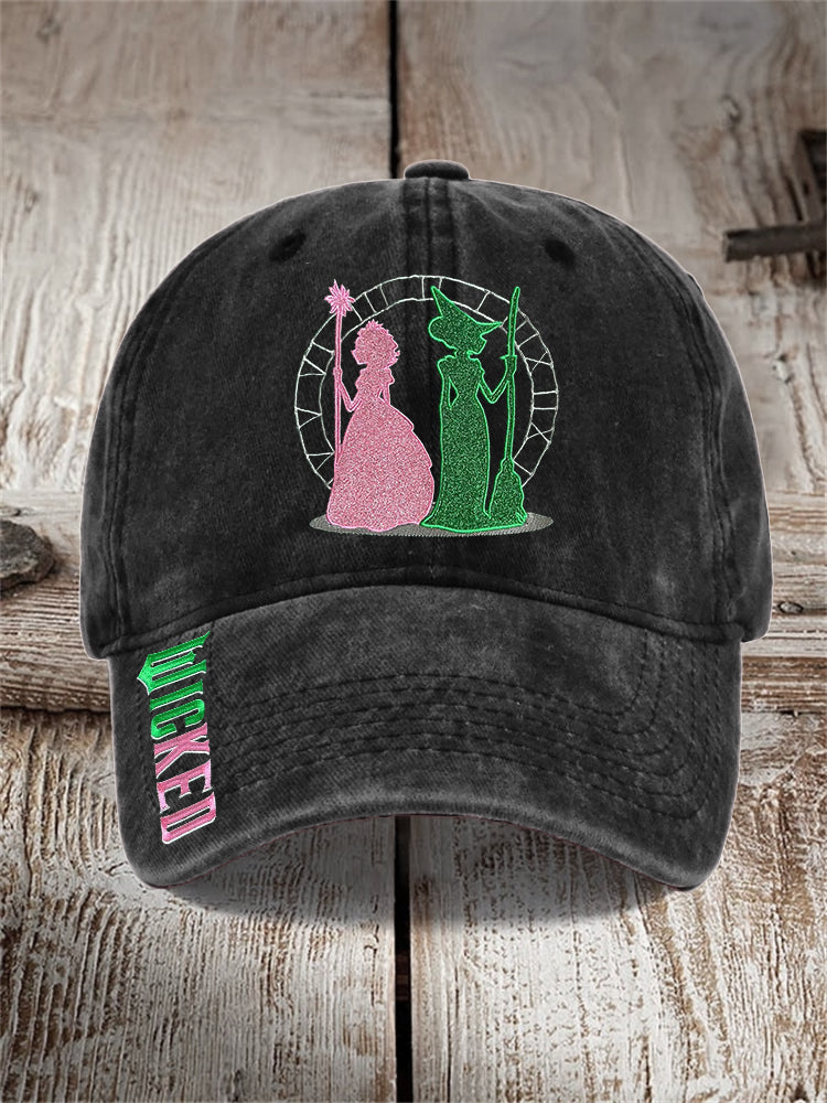 Movie Inspired Witch & Princess Glitter Cap