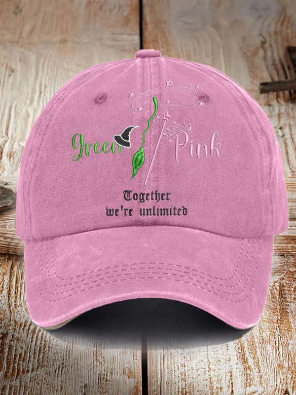 Unisex Retro Good Witch Washed Hat