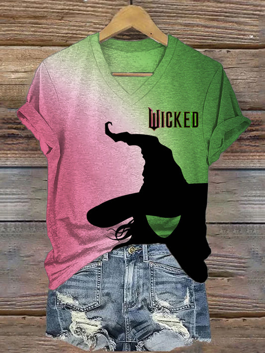 Movie Inspired Witch & Princess Gradient T Shirt