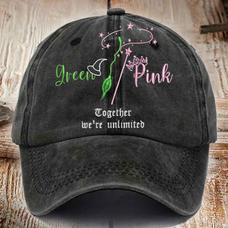 Unisex Retro Good Witch Washed Hat