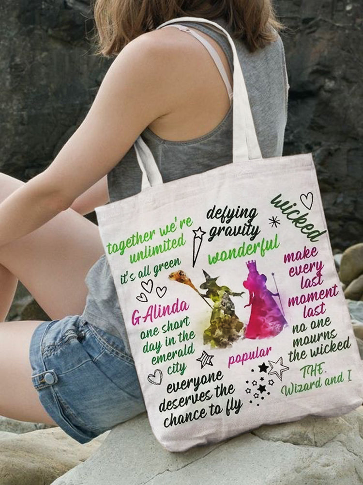 Witch Movie Inspired Print Classic Canvas Bag