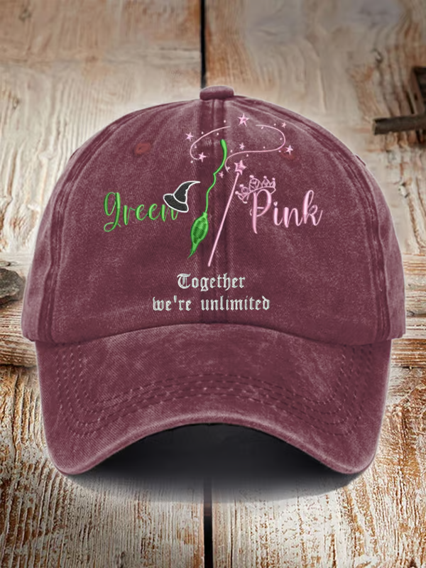 Unisex Retro Good Witch Washed Hat