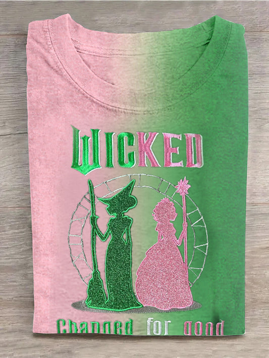 Wicked Change For Good Witch & Princess Contrast Gradient T-Shirt