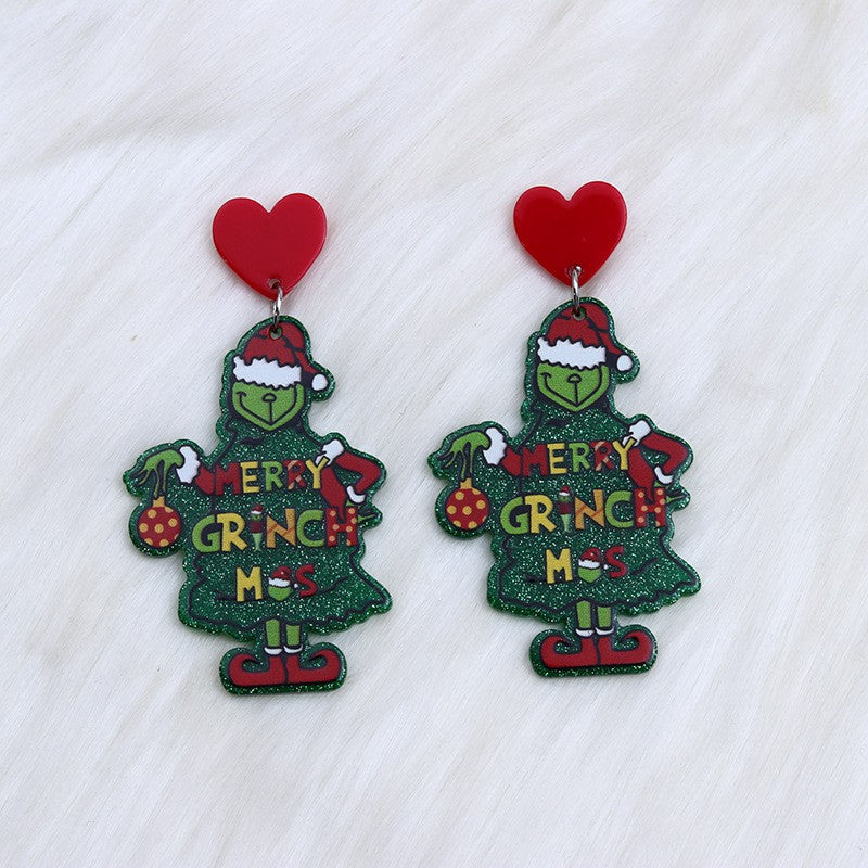 Christmas Tree Earrings