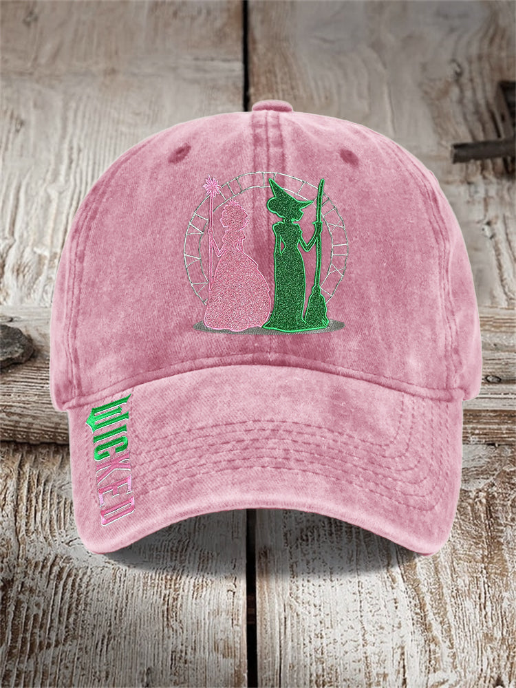 Movie Inspired Witch & Princess Glitter Cap